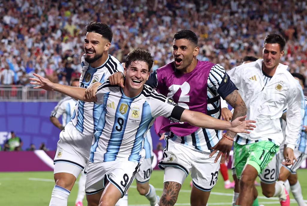 Alvarez’s beauty goal was voted the best goal of the quarter-finals and semis